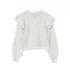 Girls Long Sleeve Ruffle Sweater, alternative image