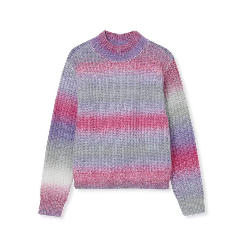 Girls Heavy Knit Sweater, alternative image