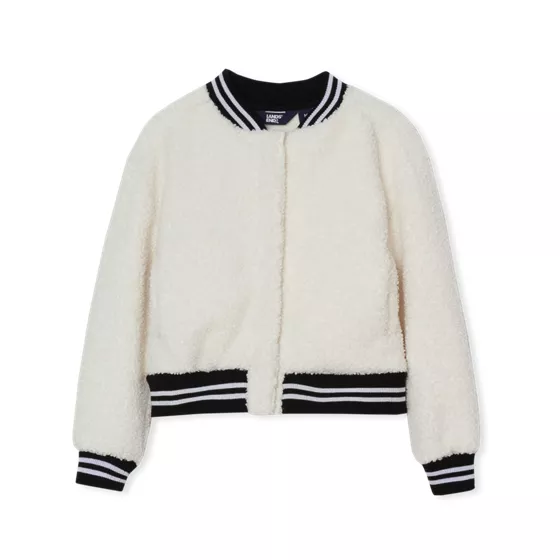 Girls Sherpa Bomber Jacket - primary