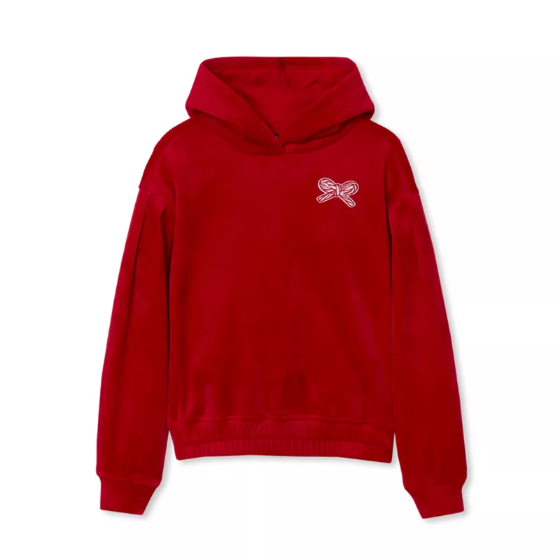 Girls Plush Pullover Hoodie, alternative image