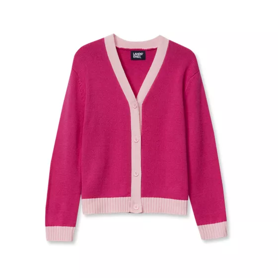 Girls Long Sleeve Cardigan - primary