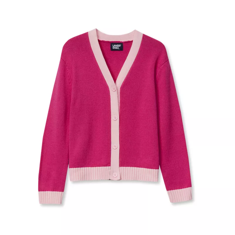 Girls Long Sleeve Cardigan, alternative image