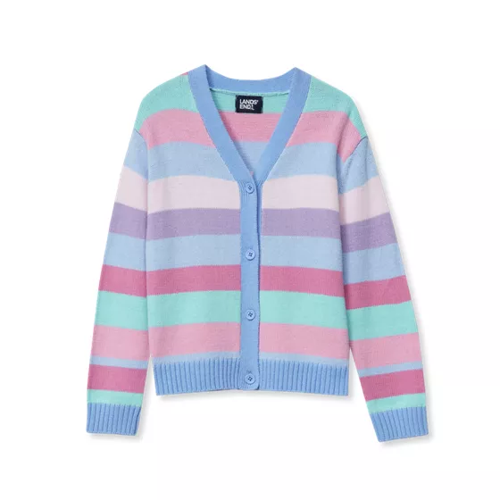 Girls Long Sleeve Cardigan - primary