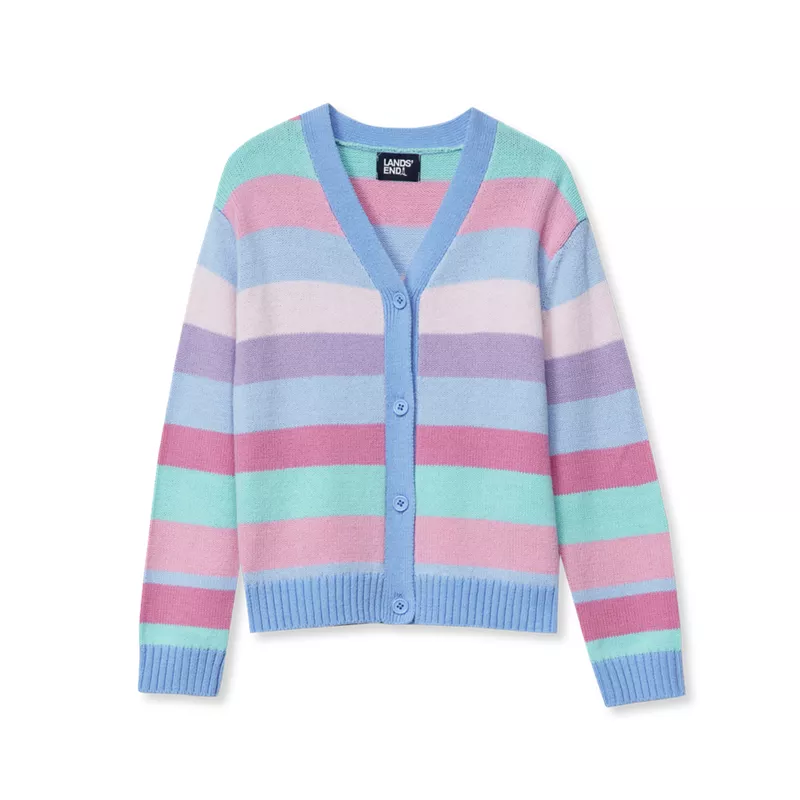 Girls Long Sleeve Cardigan, alternative image