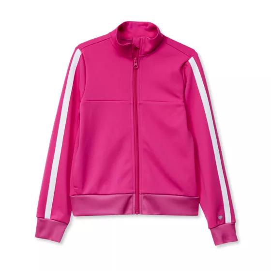 Girls Active Tricot Track Jacket - primary
