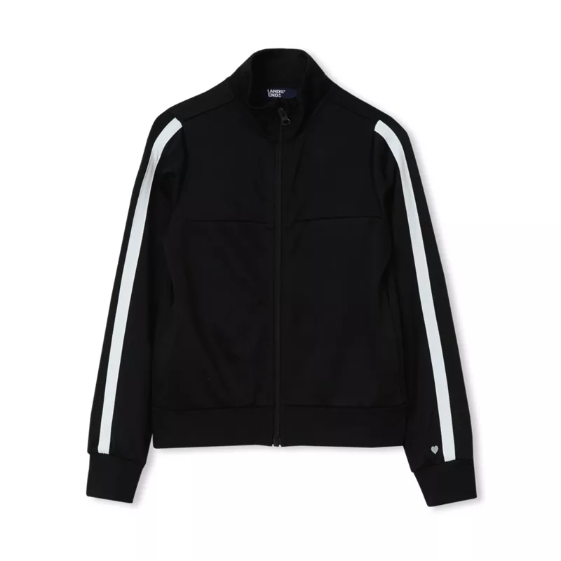 Girls Active Tricot Track Jacket, alternative image