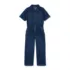 Girls Short Sleeve Denim Jumpsuit, alternative image
