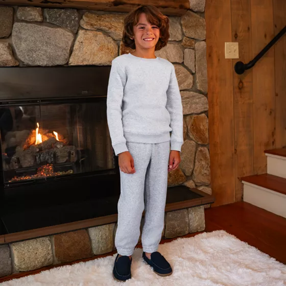 Kids Fleece Jogger Pants - primary