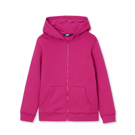 Kids Solid Fleece Zip Hoodie - primary