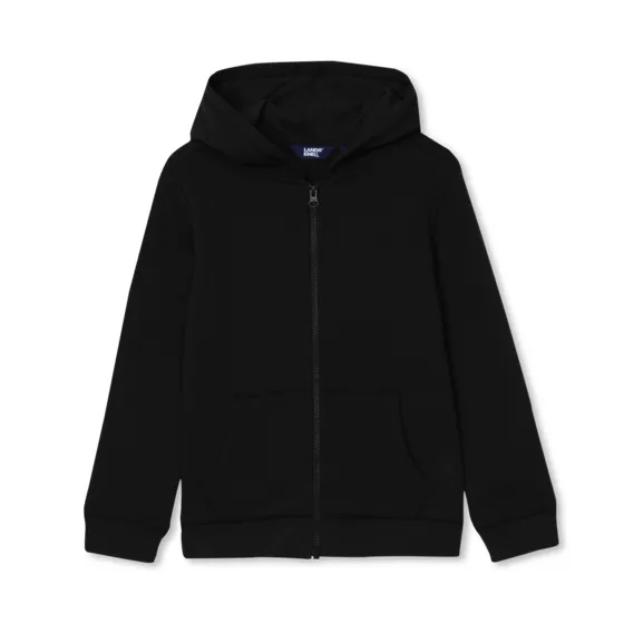 Kids Solid Fleece Zip Hoodie - primary