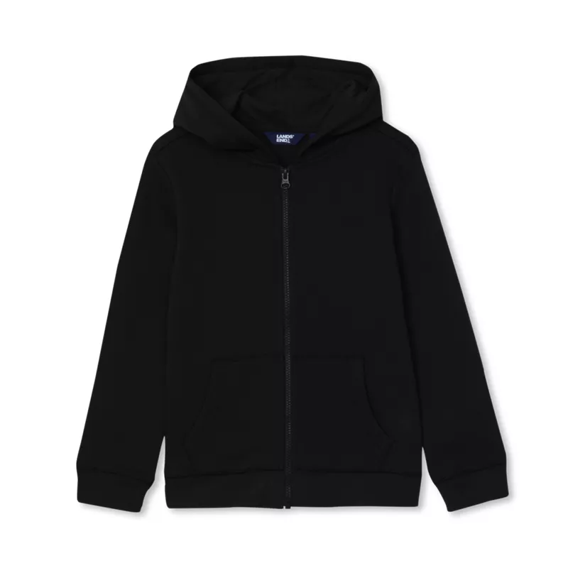 Kids Solid Fleece Zip Hoodie, alternative image