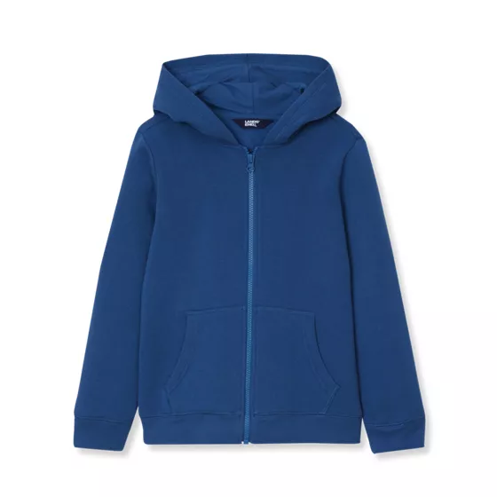 Kids Solid Fleece Zip Hoodie - primary