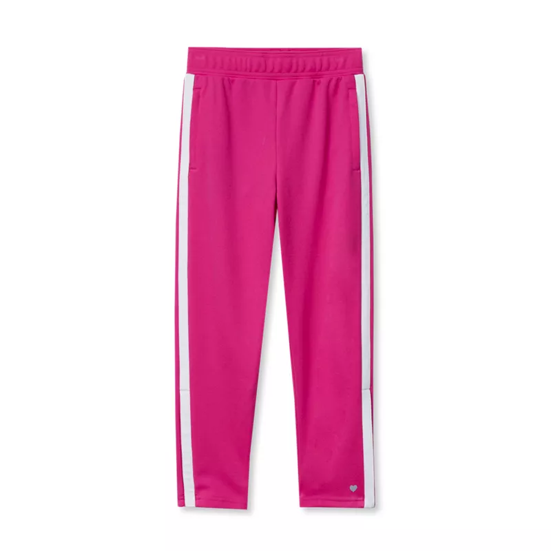 Girls Tapered Leg Track Pants, alternative image