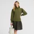 Women's Fuzzy Lantern Sleeve Twofer Dress, alternative image