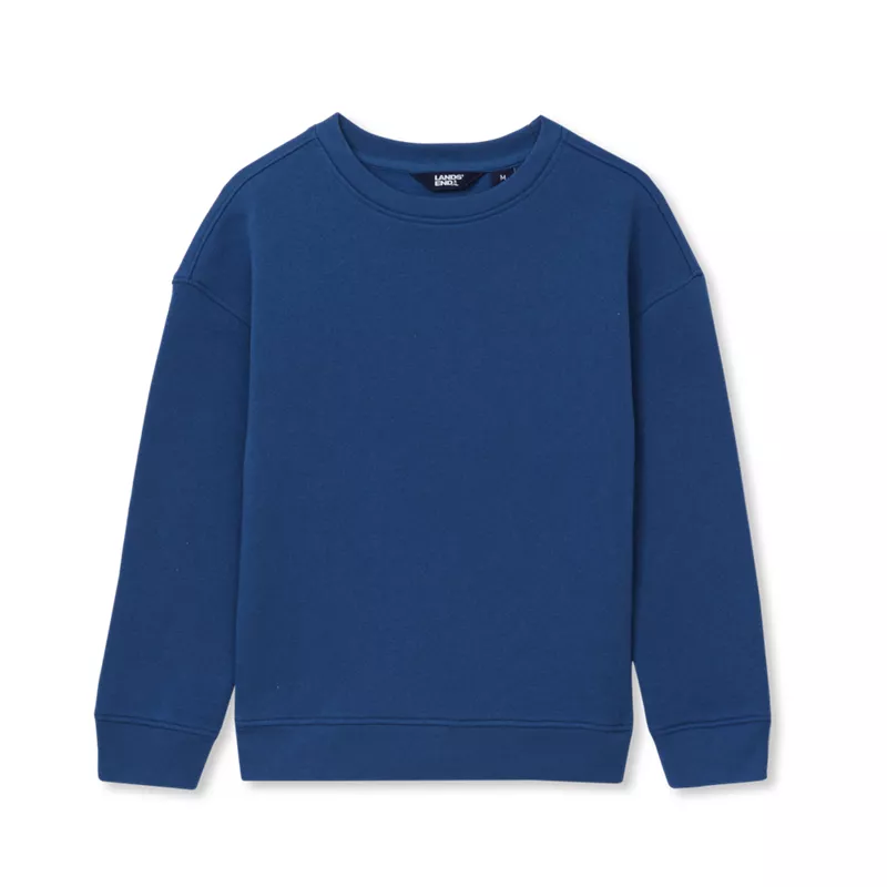 Kids Relaxed Fit Fleece Crewneck Sweatshirt, alternative image