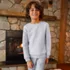 Kids Relaxed Fit Fleece Crewneck Sweatshirt, alternative image