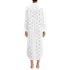 Women's LE x T and T Monogrammed Eyelet Button Down Maxi Cover-up Dress, Back