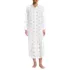Women's LE x T and T Monogrammed Eyelet Button Down Maxi Cover-up Dress, Front