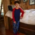 Kids Basic Fleece Pajama Pants, alternative image