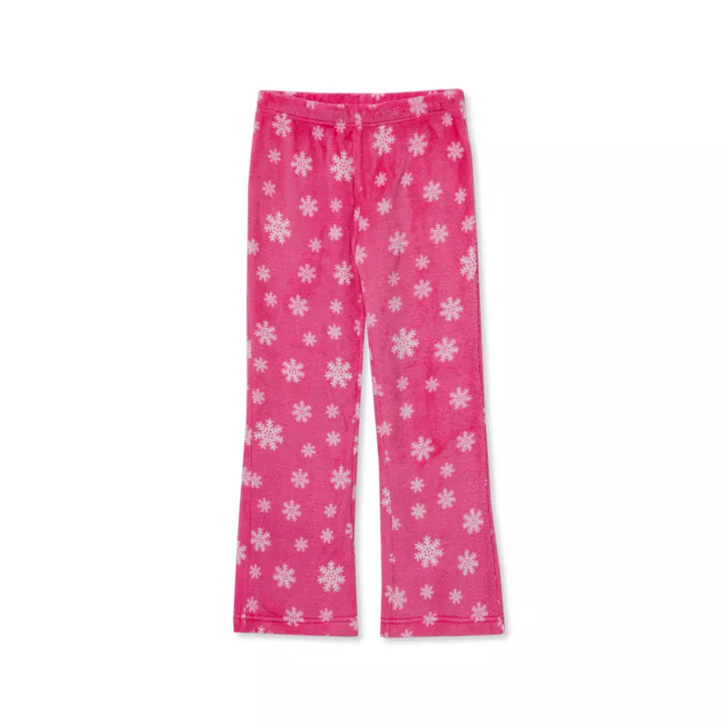 Girls Plush Pajama Pants, alternative image