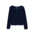 Girls Long Sleeve Sleep Henley, alternative image