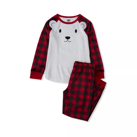 Kids Fleece 2 Piece Pajama Set - primary