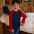 Kids Raglan Jersey Pajama Tee, alternative image