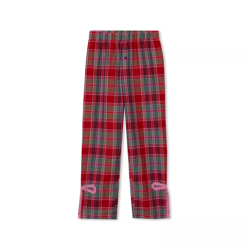Girls Bow Flannel Pajama Pants, alternative image
