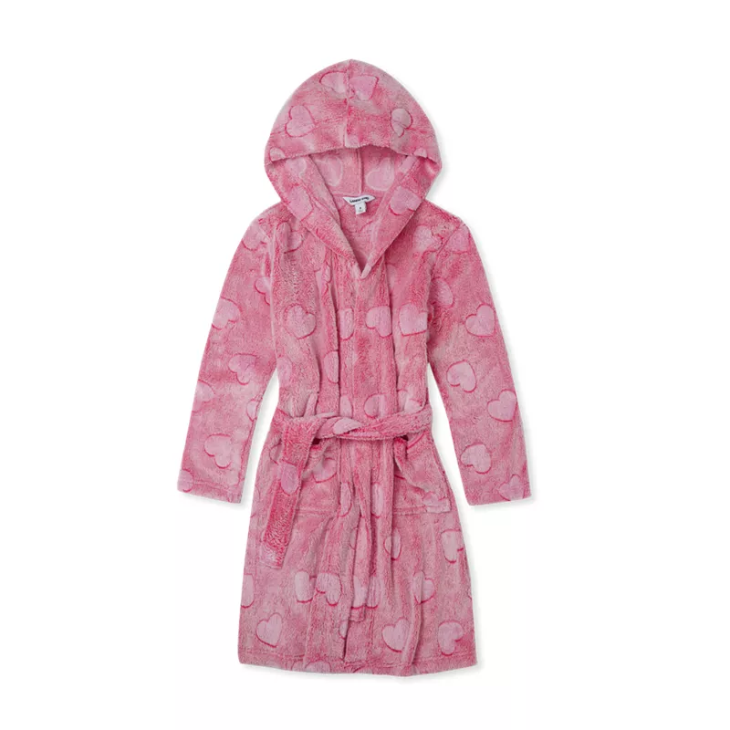 Kids Embossed Plush Robe, alternative image