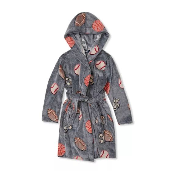 Kids Embossed Plush Robe - primary