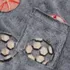 Kids Embossed Plush Robe, alternative image