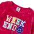 Girls Plush Lounge Pajama Set, alternative image