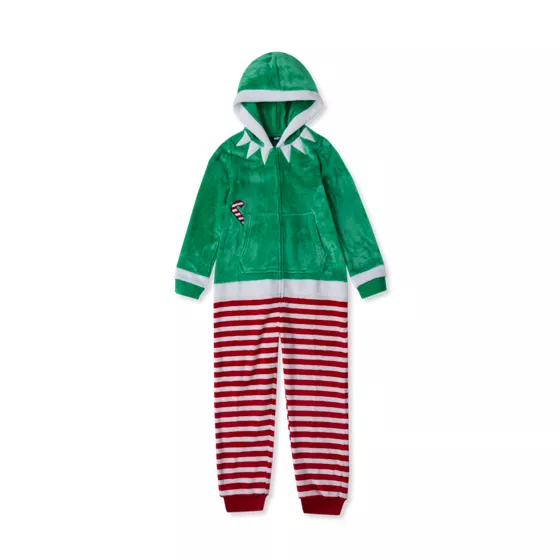 Kids Plush Holiday Onesie - primary