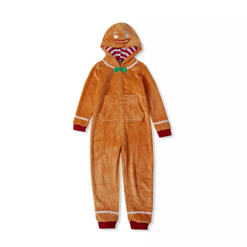 Kids Plush Holiday Onesie, alternative image
