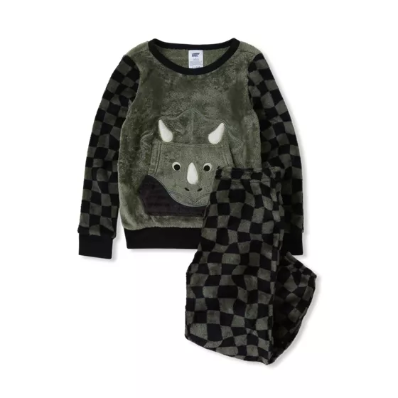 Boys Plush Lounge Pajama Set - primary