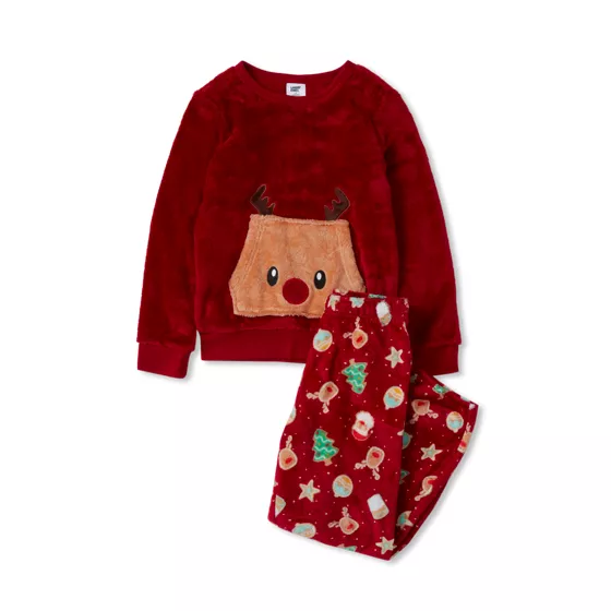 Boys Plush Lounge Pajama Set - primary