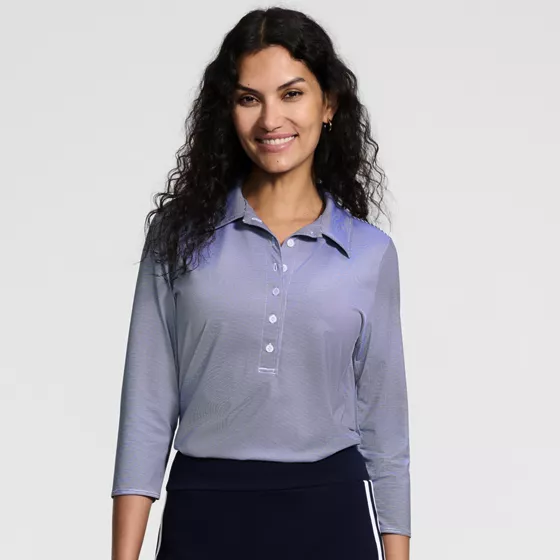 Women's 3/4 Sleeve Sunshade Polo - primary