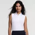 Women's Sleeveless Sunshade Eyelet Polo, alternative image