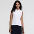 Women's Sleeveless Sunshade Eyelet Polo, Front