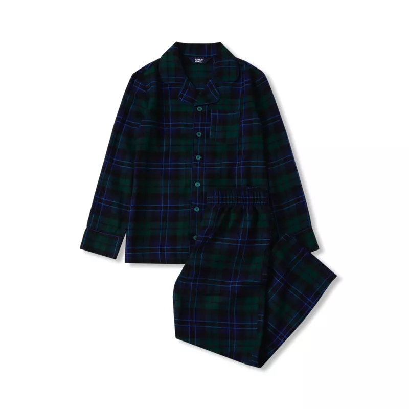 Kids Flannel 2 Piece Pajama Set, alternative image