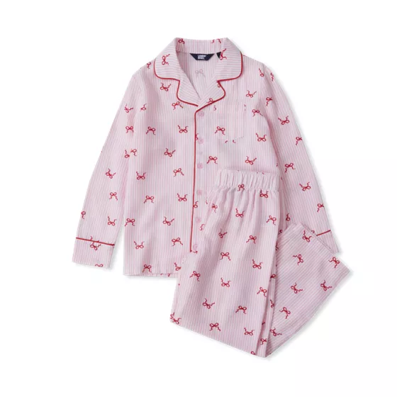 Kids Flannel 2 Piece Pajama Set - primary
