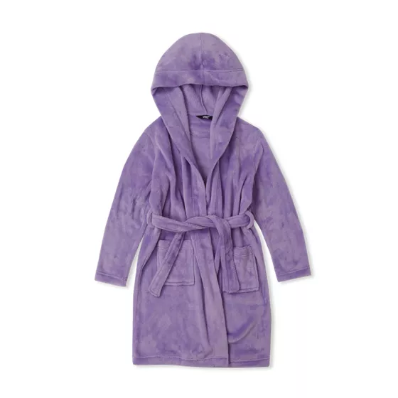 Kids Hooded Fleece Robe - primary