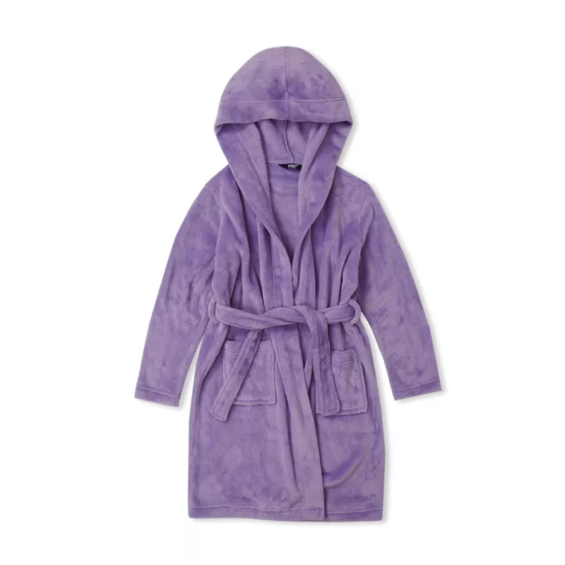 Kids Hooded Fleece Robe, alternative image