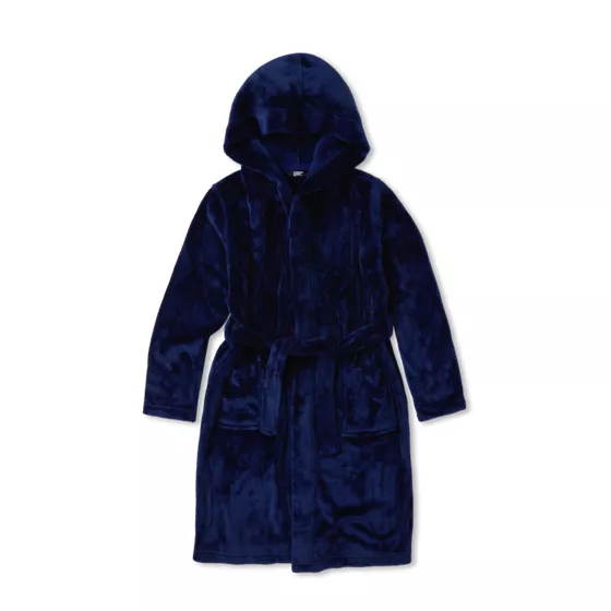 Kids Hooded Fleece Robe - primary