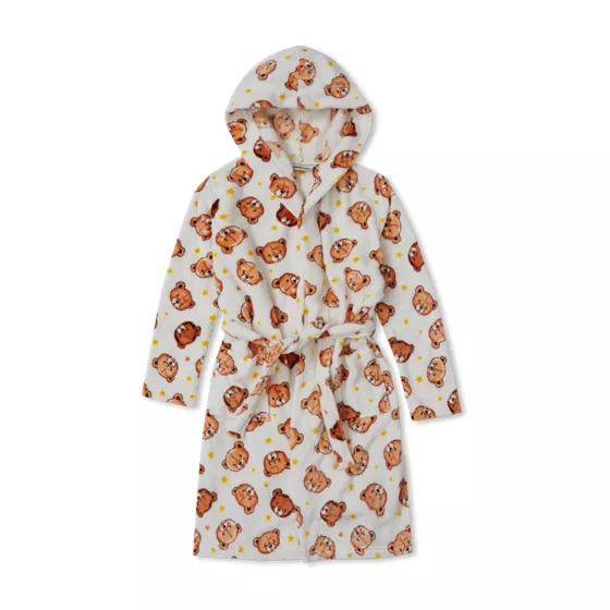 Kids Hooded Fleece Robe - primary