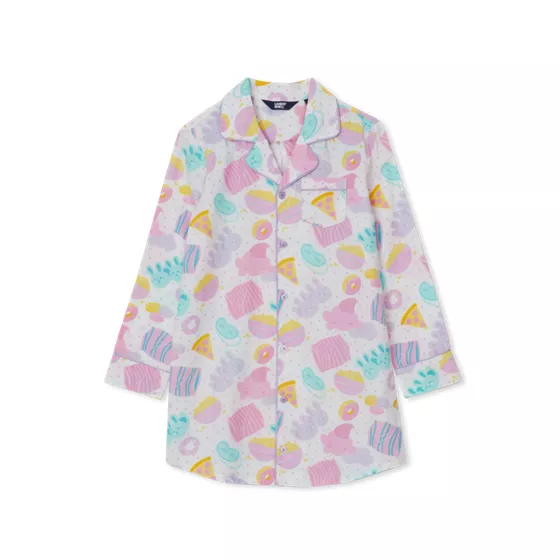 Girls Flannel Nightgown - primary