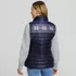 Women's Wanderweight Packable Down Print Vest, Back