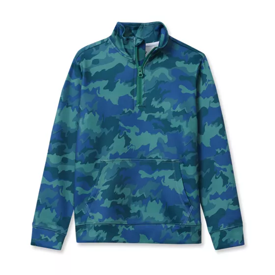 Boys Active Moisture Wicking Quarter Zip - primary