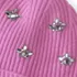 Women's CashTouch Slouchy Winter Beanie with Rhinestones, alternative image