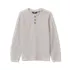 Boys Long Sleeve Thermal Henley, alternative image